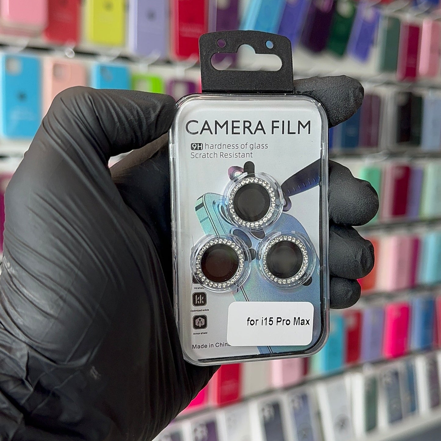 Película de Câmera Alta Proteção para iPhone 15 Pro/15 Pro Max