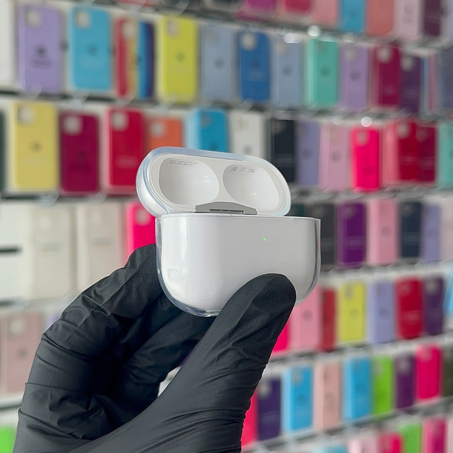 Case protetora transparente para AirPods